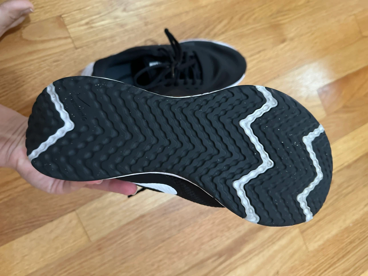 Nike Revolution 5 Running Shoes - Women's Size 7.5 (Black/White) - photo 2