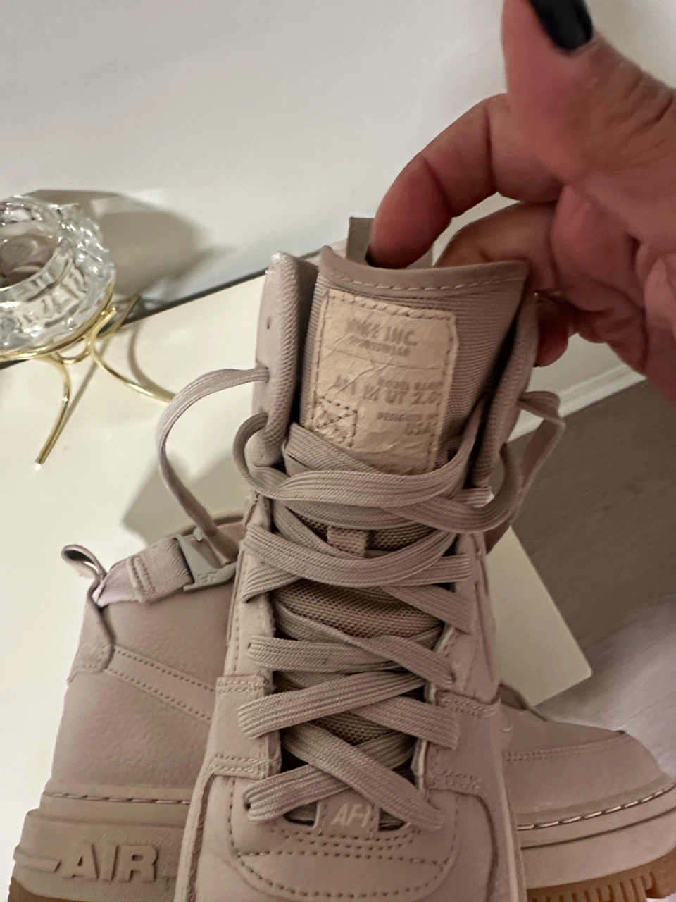 Nike Air Force 1 Boot 2.0 Rose Gold Sneakers - photo 4