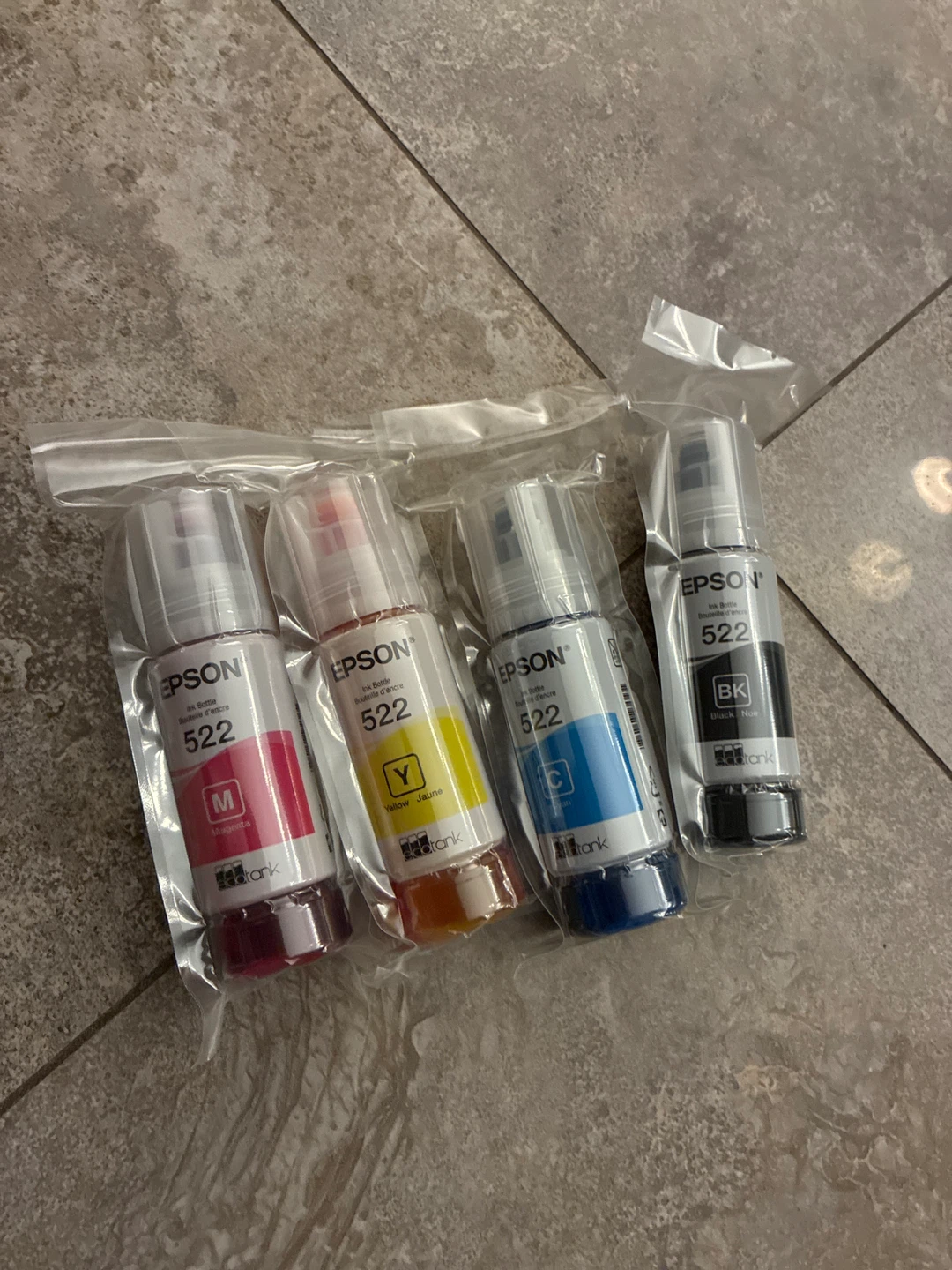Epson 522 EcoTank Ink Bottles - Set of 4