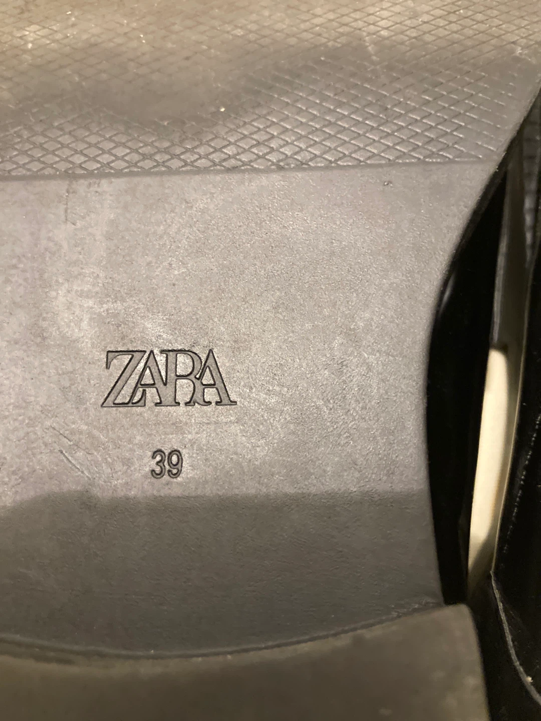 Zara Black and White Loafers - Size 39 - photo 2