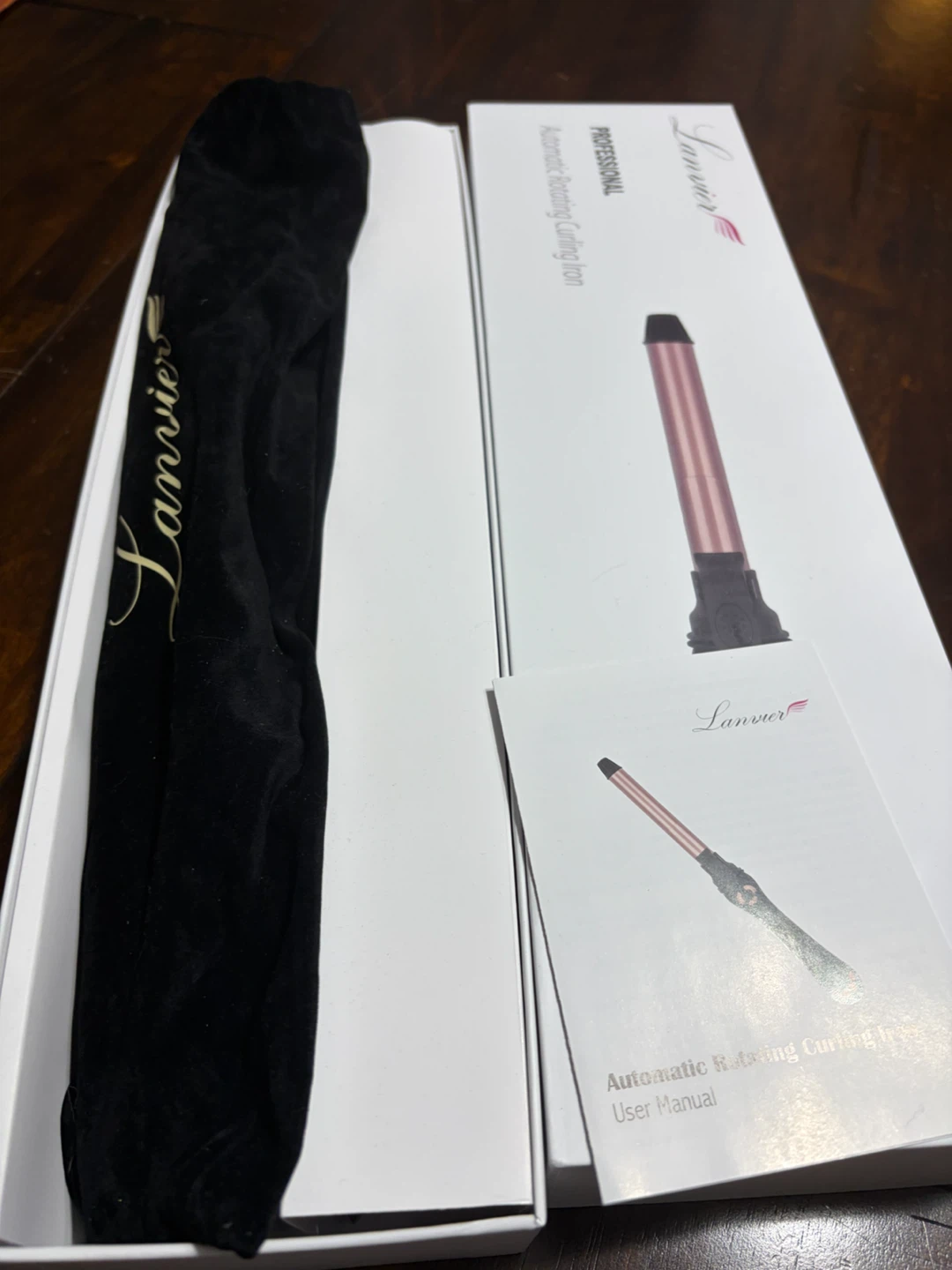 Lanvier Professional Automatic Rotating Curling Iron