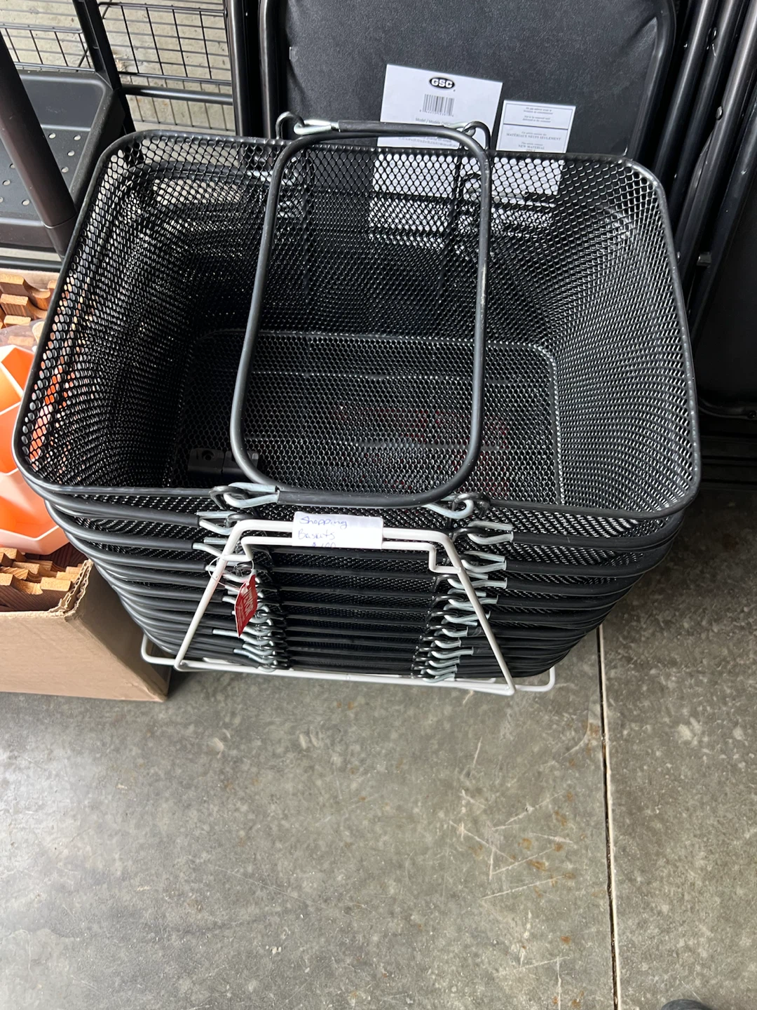 Metal Shopping Baskets