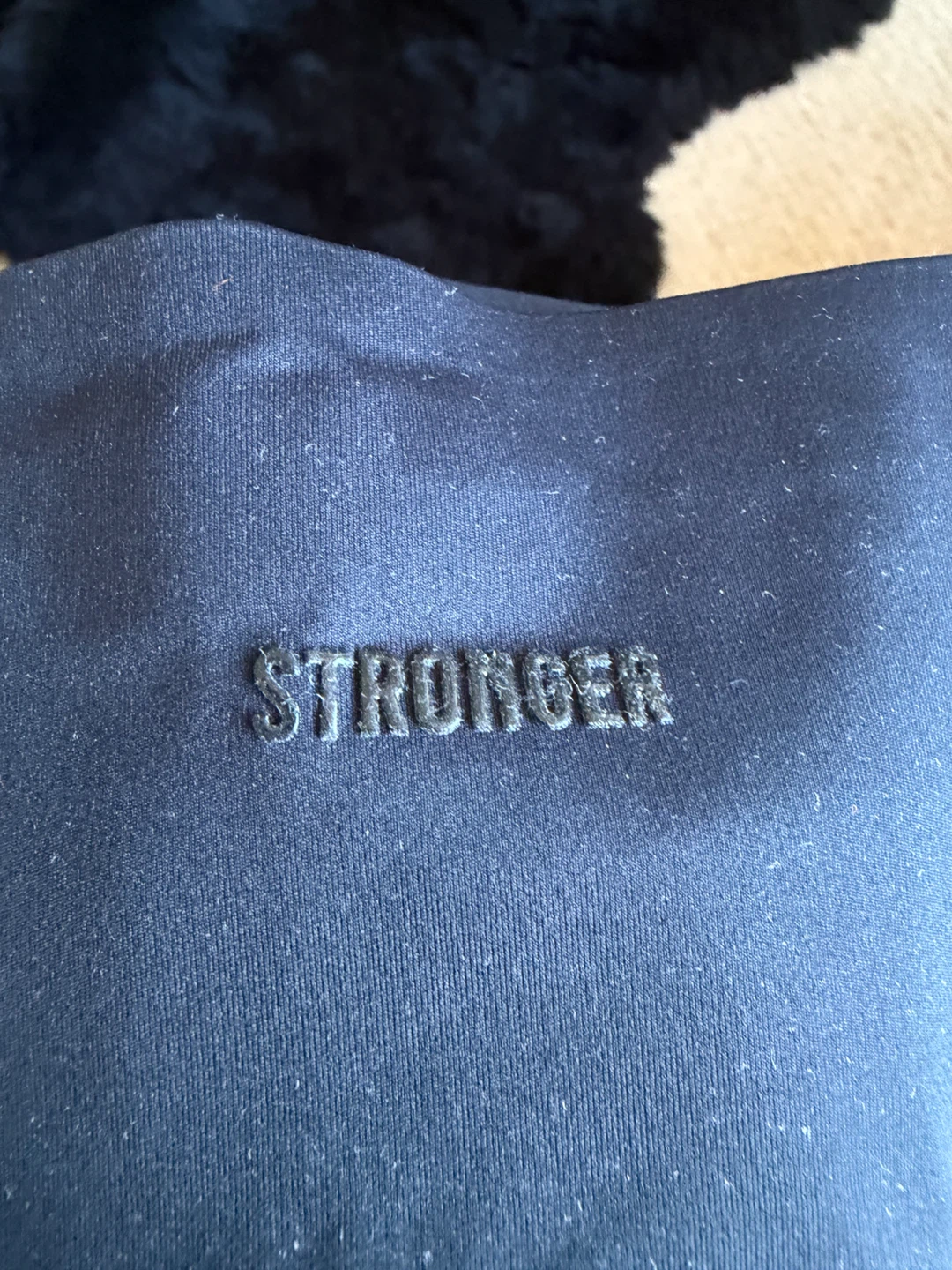 STRONGER Black Workout Leggings - photo 4
