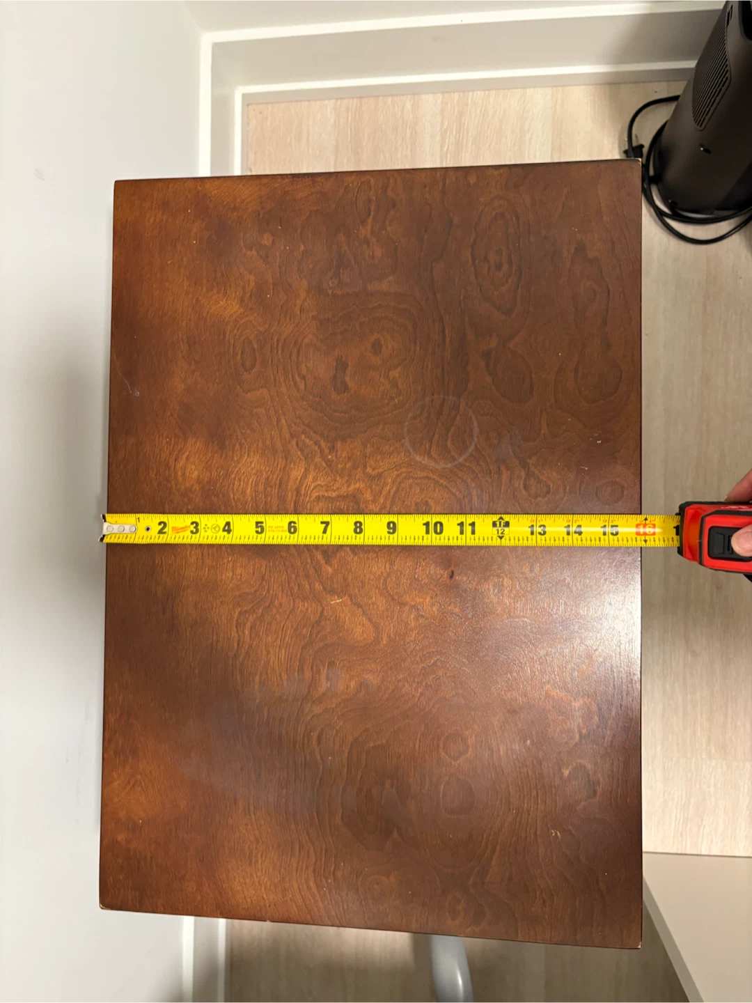 Small Wooden End Table - photo 2