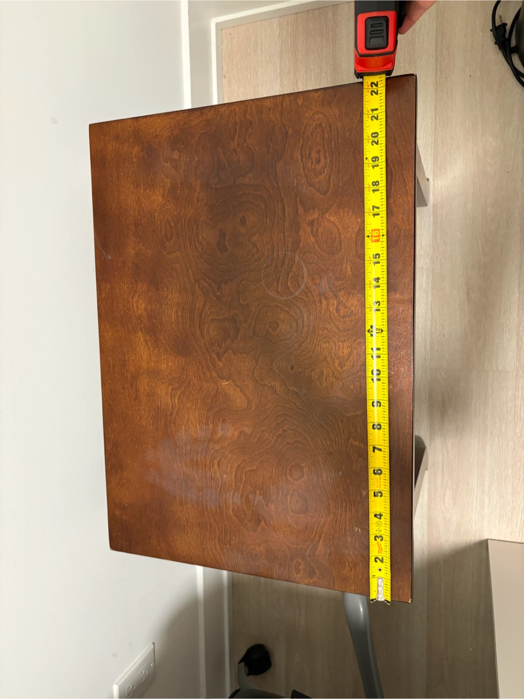 Small Wooden End Table - photo 3