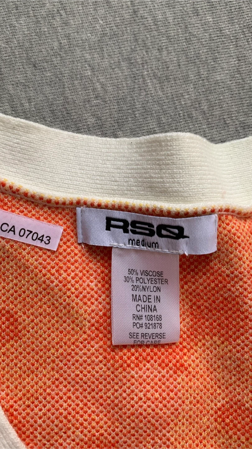 RSQ floral print cropped knit cardigan - Size Medium - photo 3