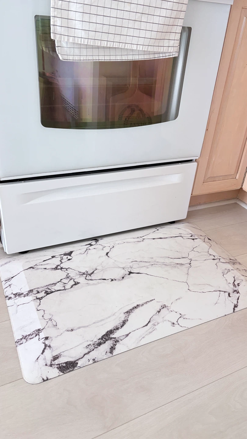 Marble Print Anti-Fatigue Kitchen Mat