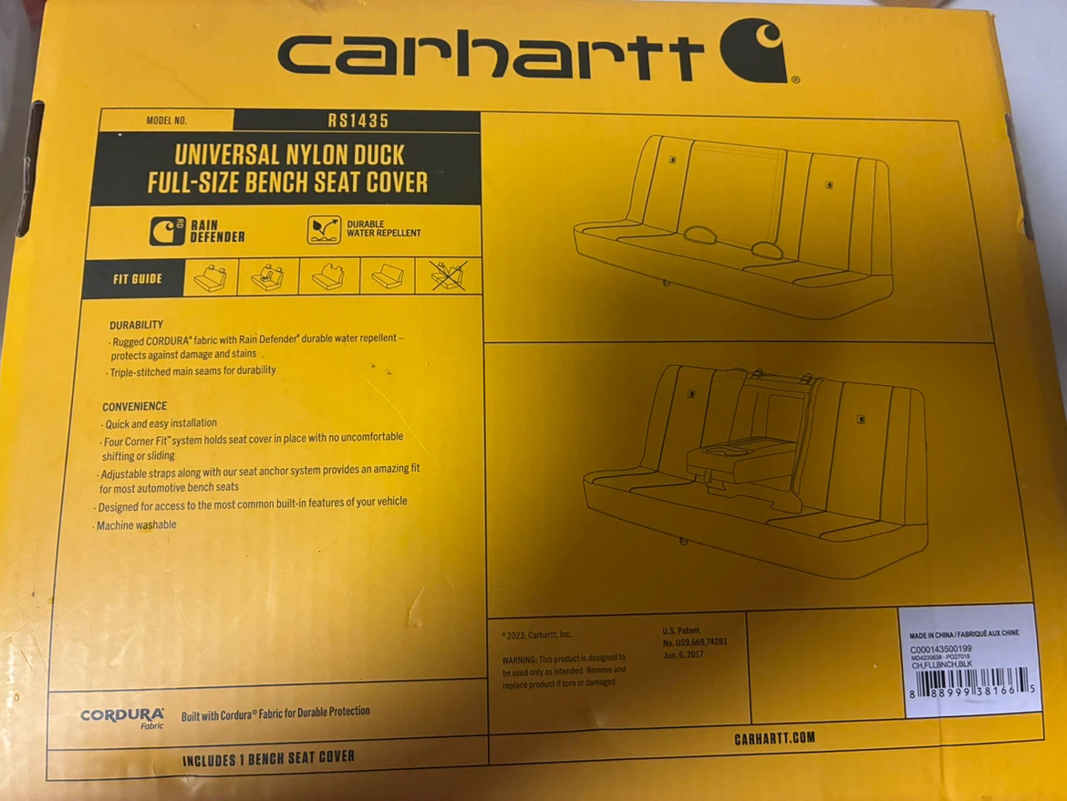 Carhartt Universal Nylon Duck Seat Covers - photo 5