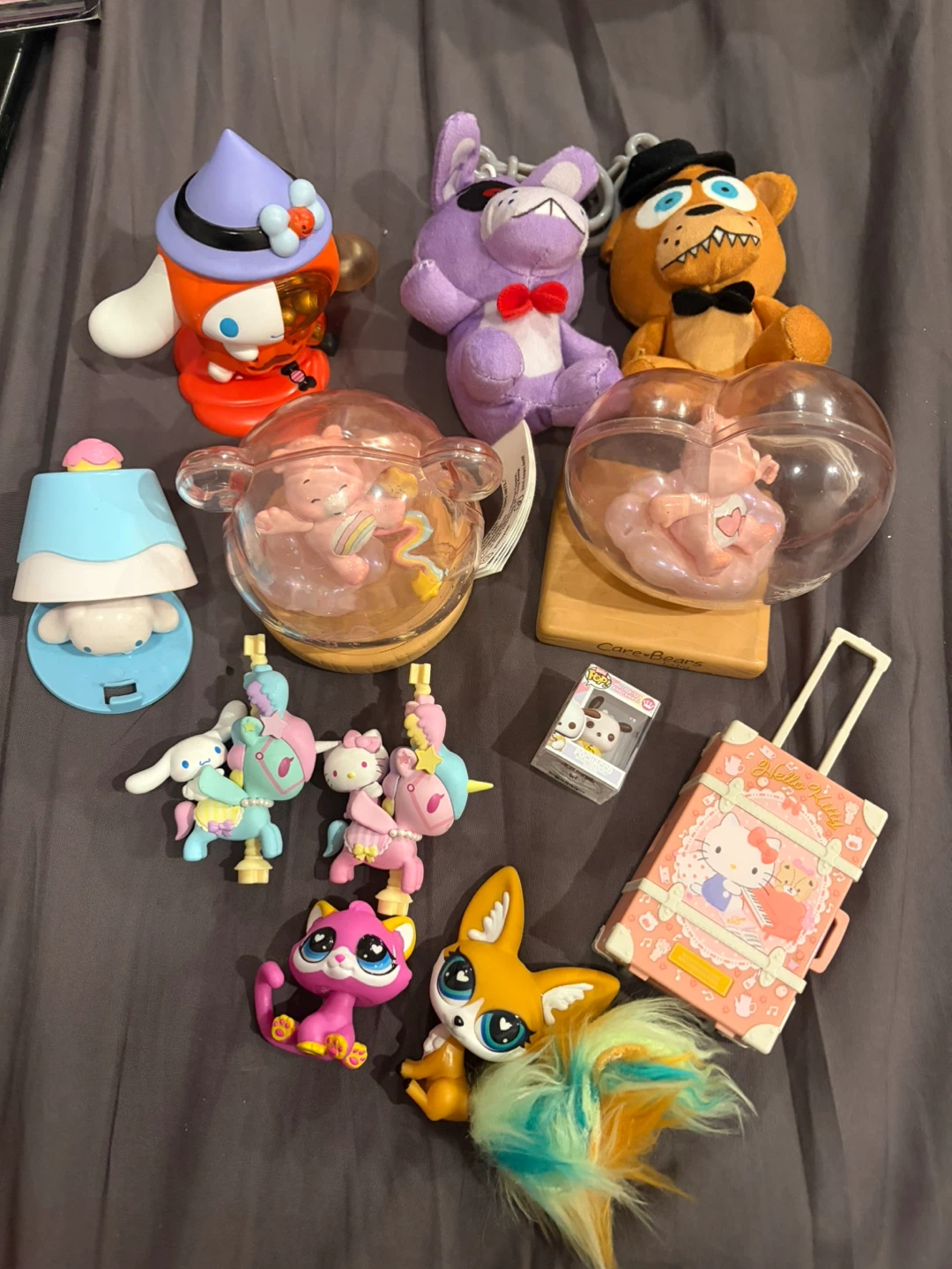sanrio fnaf tokidoki trinkets toy bundle