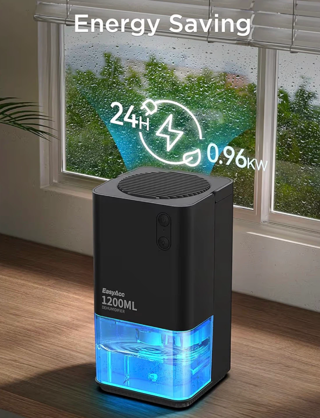 New EasyAcc 1200ML Portable Dehumidifier - photo 3