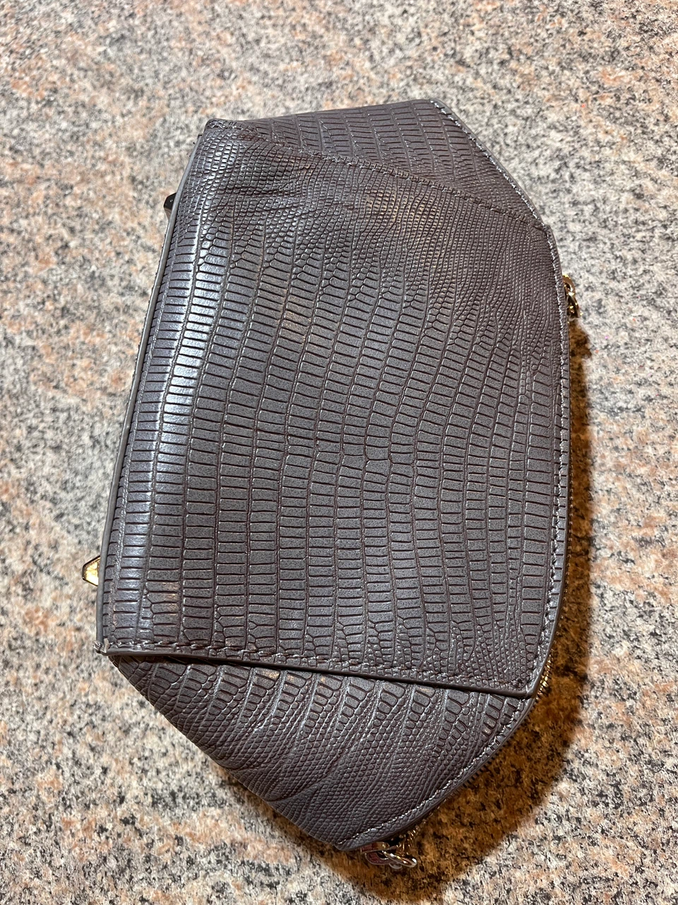 Forever 21 Grey Embossed Clutch - photo 4