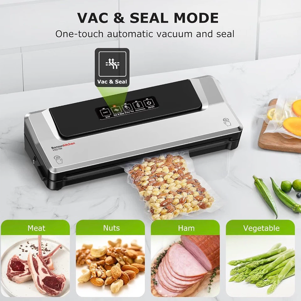 New Bonsenkitchen VS2100 Vacuum Sealer - photo 3