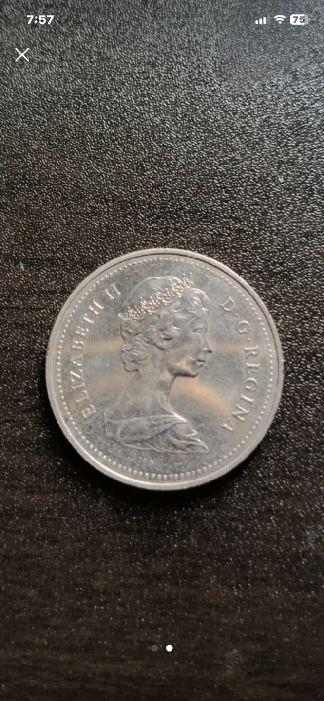 1981 Canadian Voyageur Dollar - photo 4