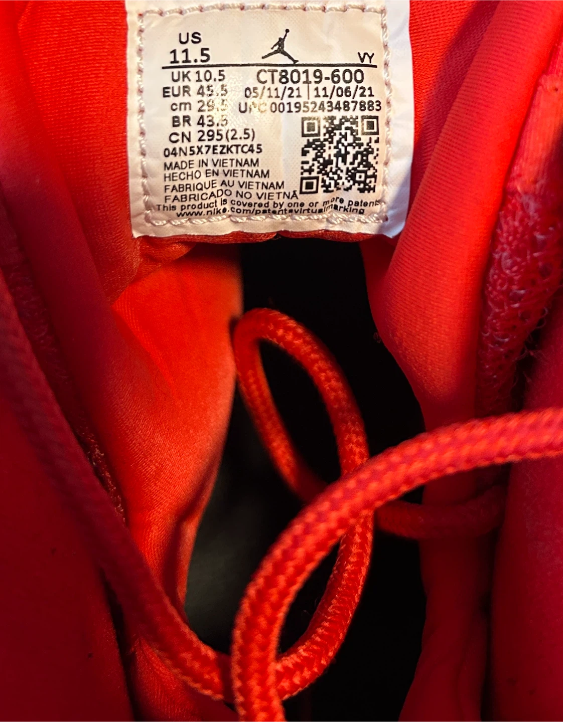 Air Jordan 9 Retro "Chile Red" (Size 11.5) - In Box - photo 5