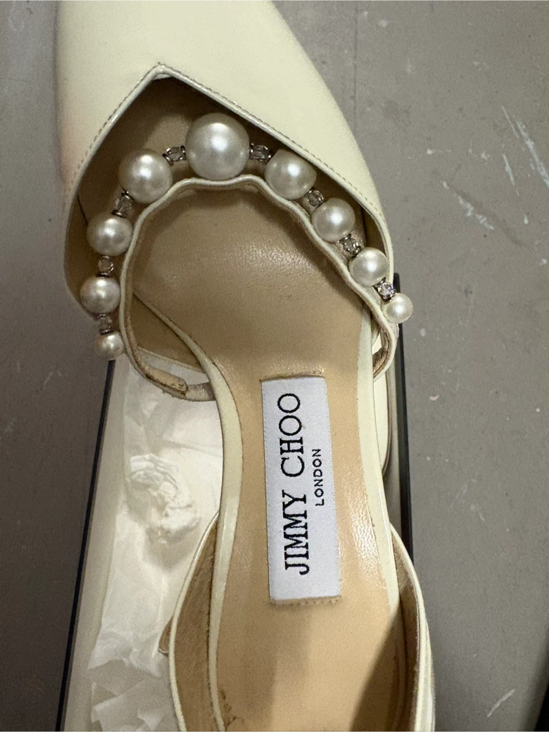 Jimmy Choo Pearl Heels Size 36.5 - photo 2