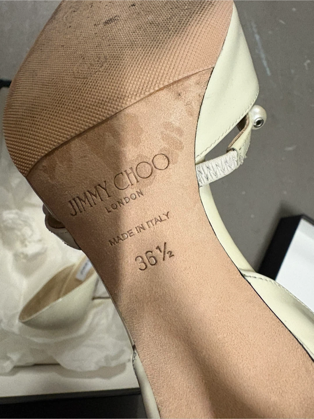 Jimmy Choo Pearl Heels Size 36.5 - photo 3