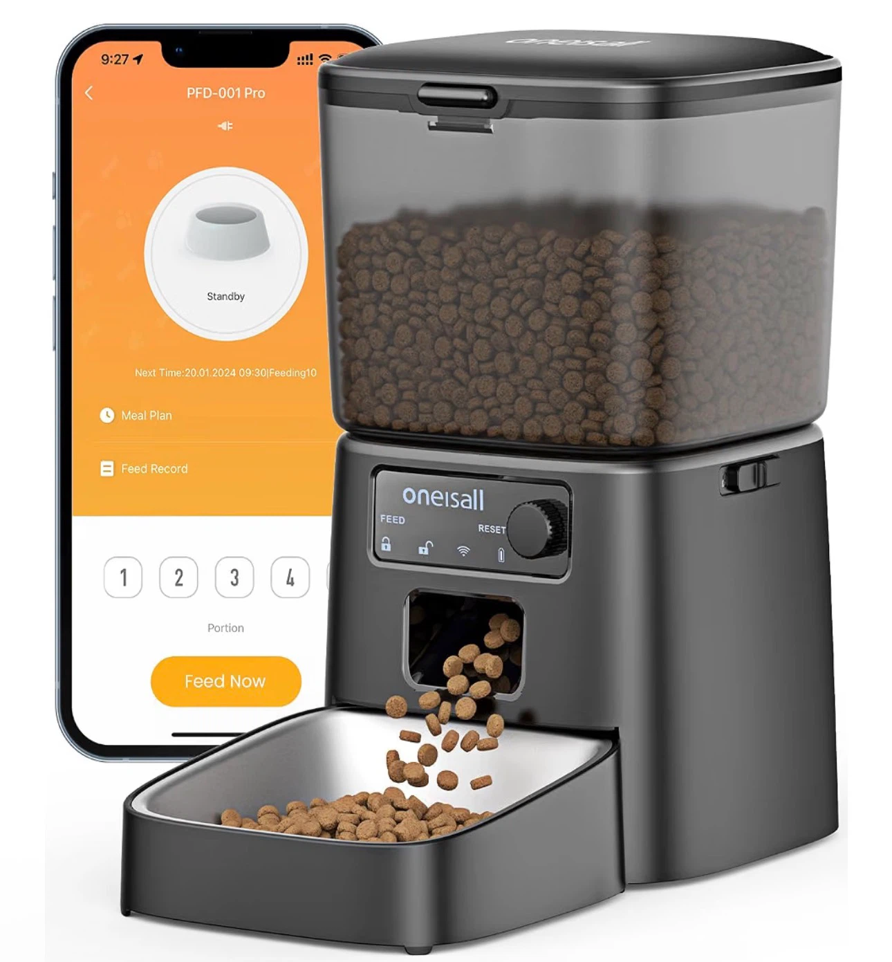 New oneisall PFD-001 Pro Smart Pet Feeder