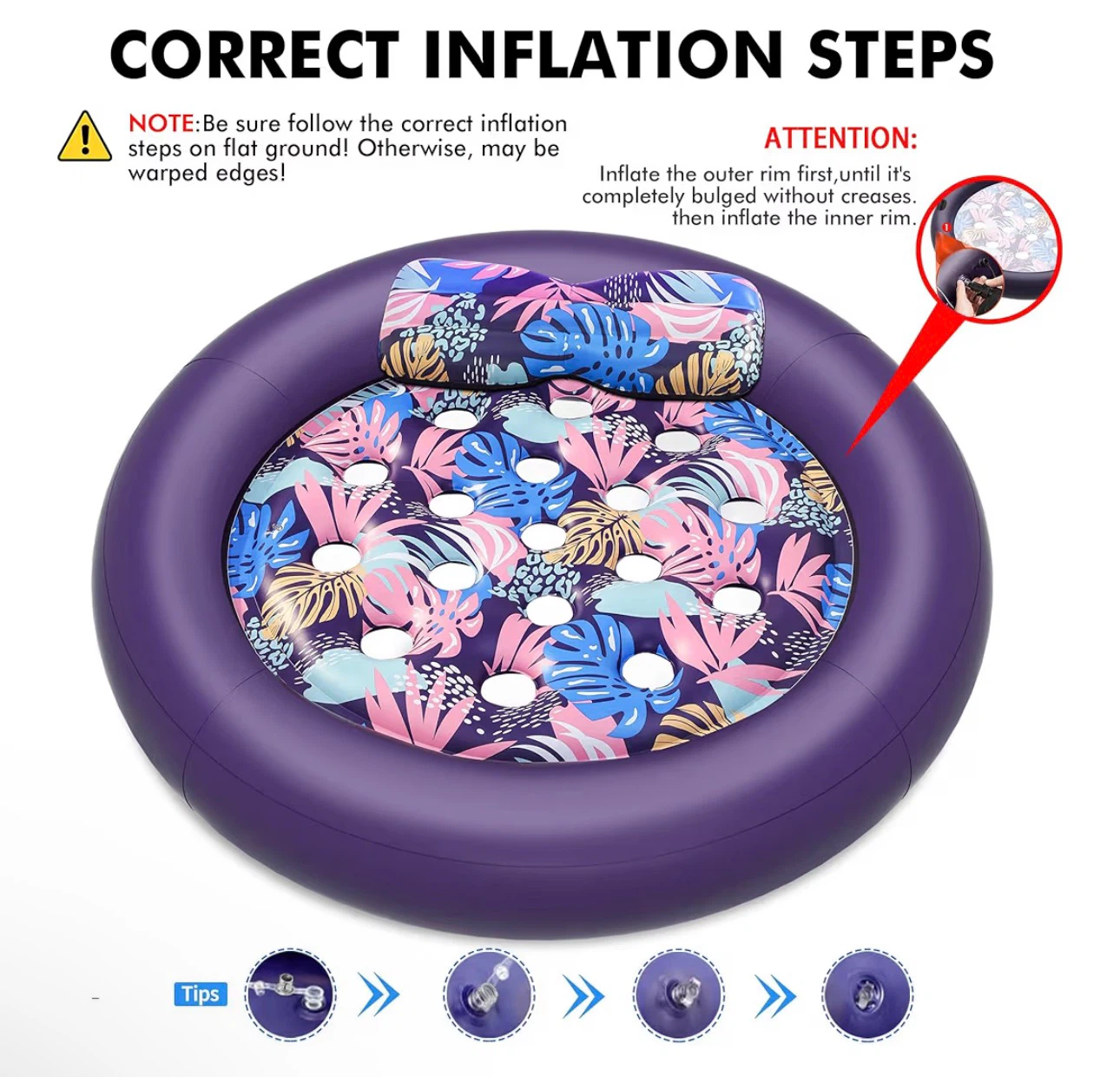 New Inflatable Floating Pool Lounger - photo 2