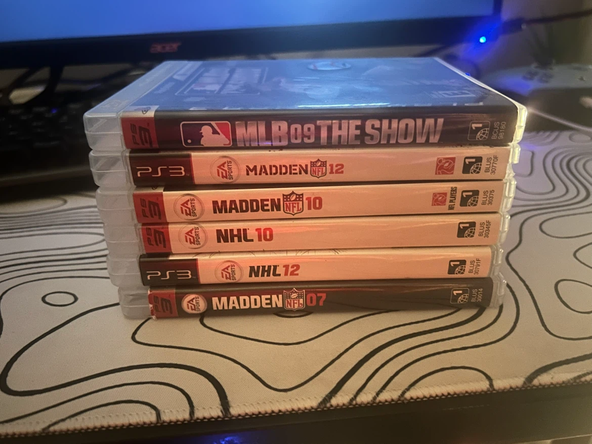 Lot of 6 PlayStation 3 Sports Games