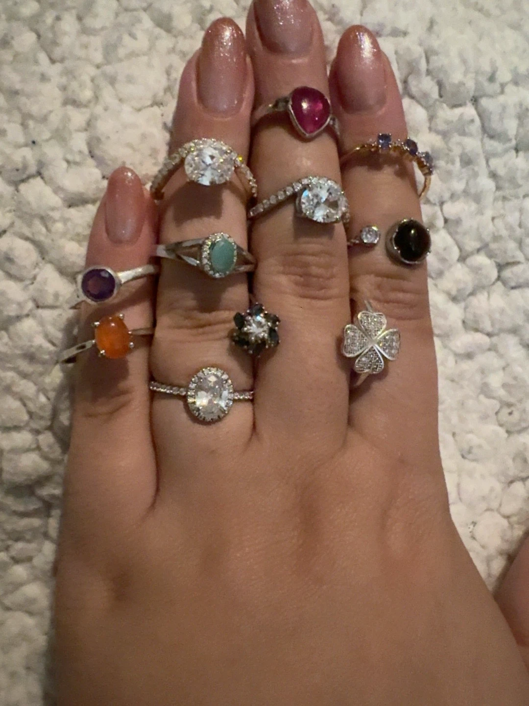 Assorted silver Rings - 11 Styles - photo 2