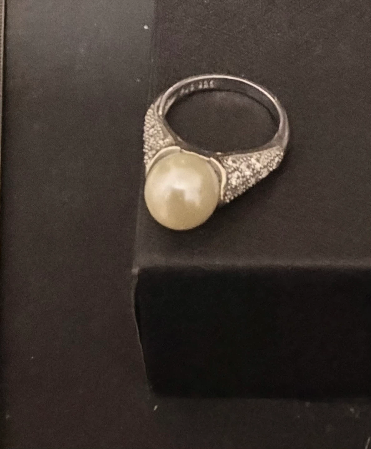 Sterling Silver 925 Pearl, size 6