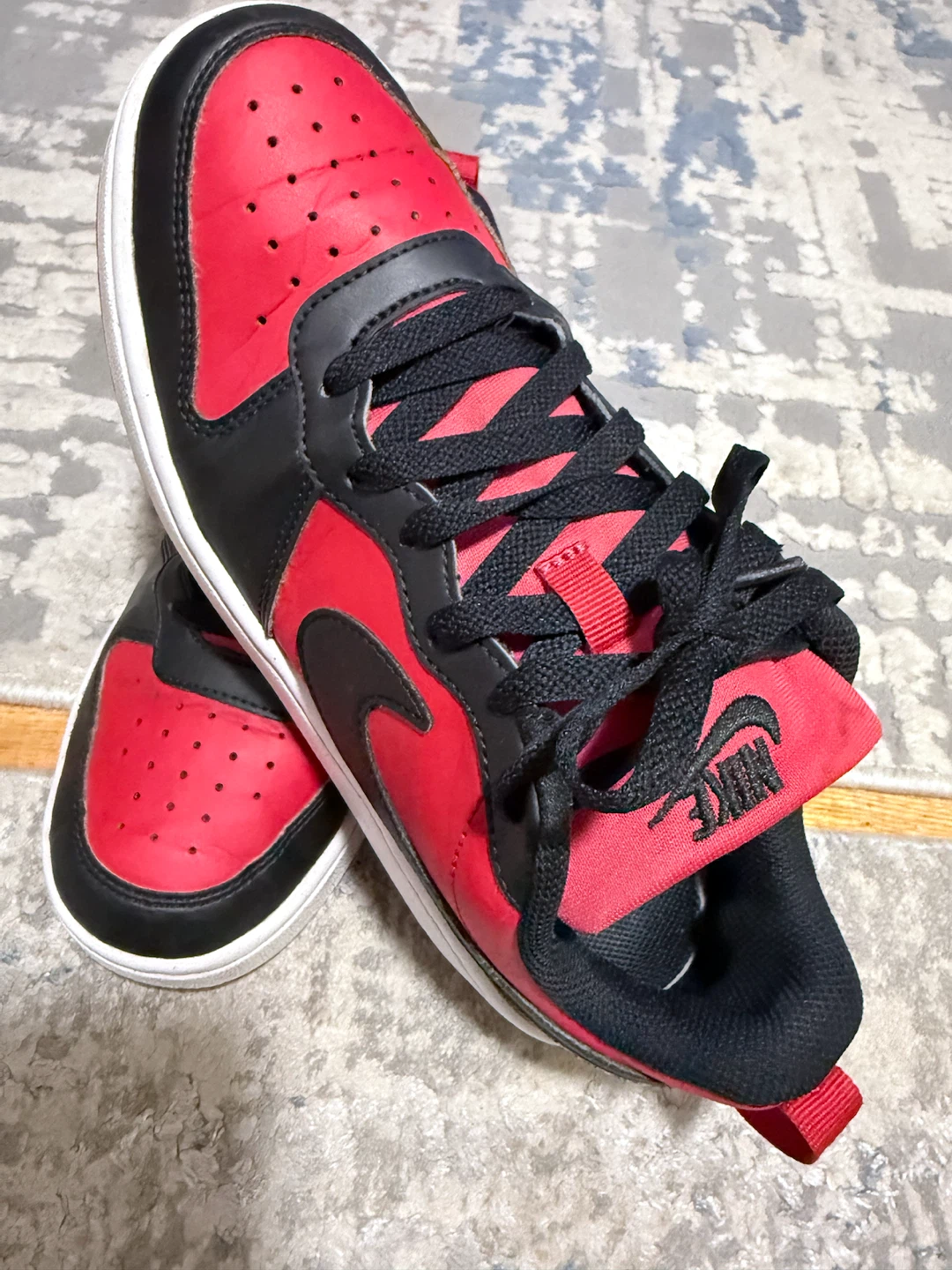 Nike Black and Red Sneakers - photo 4