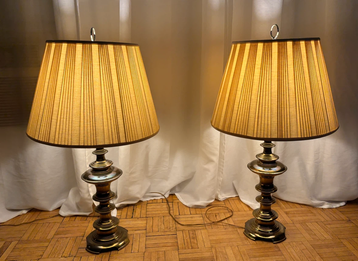 Set of two vintage  table lamps - photo 2