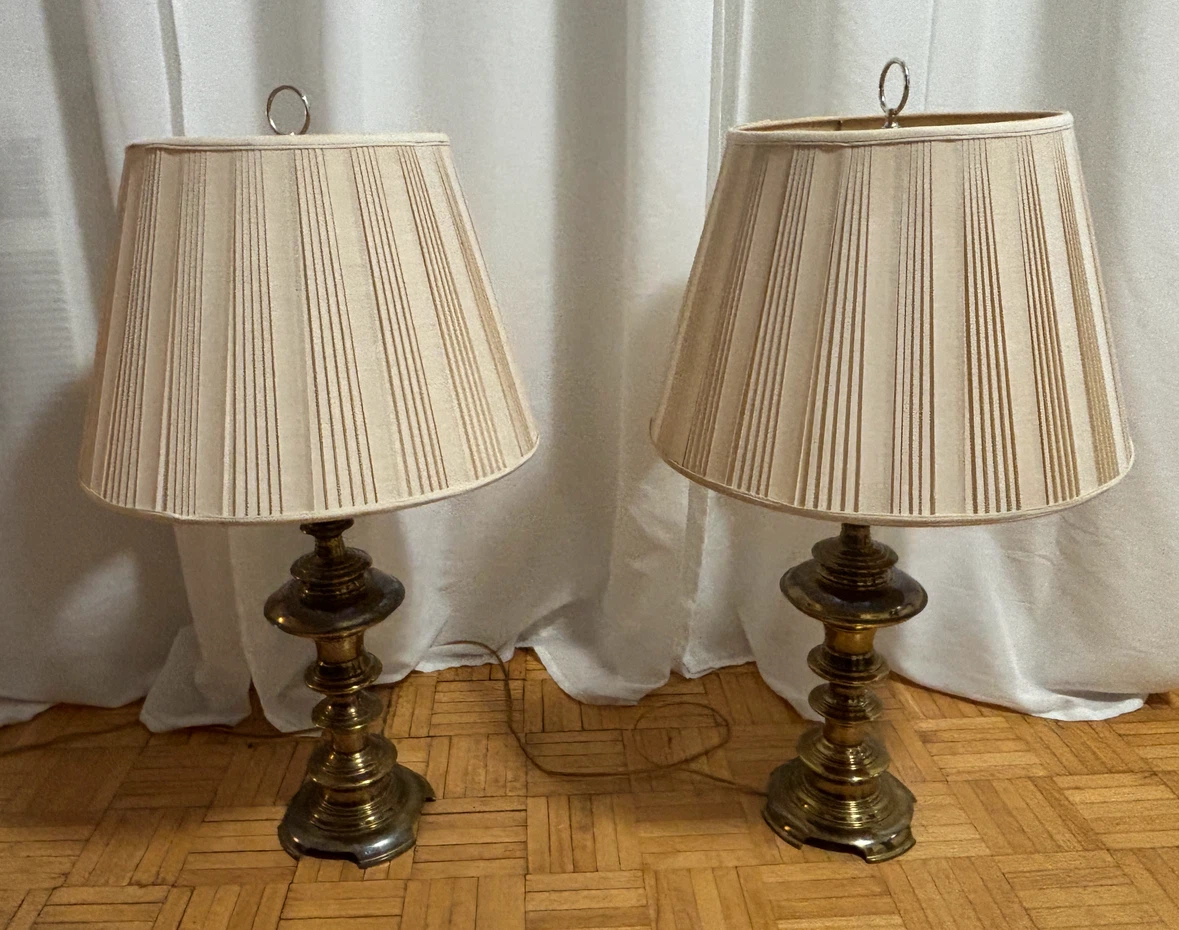 Set of two vintage  table lamps - photo 3