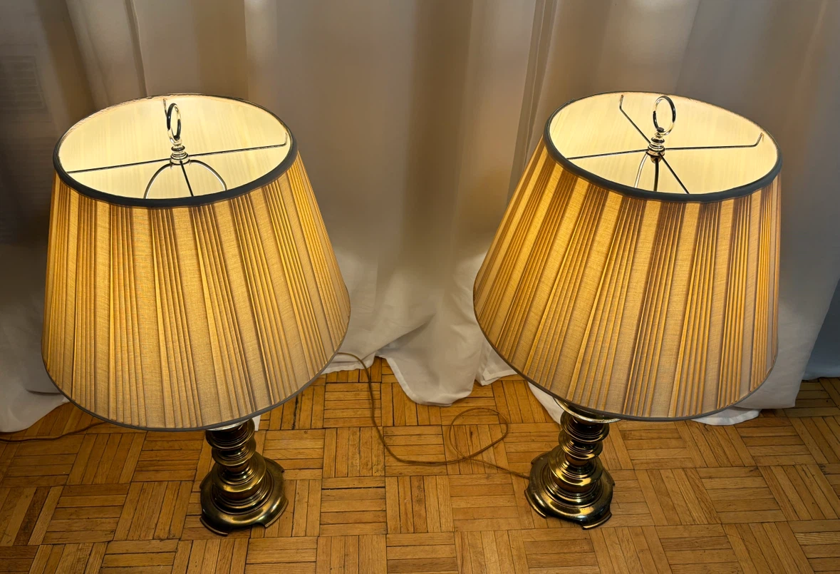 Set of two vintage  table lamps - photo 4
