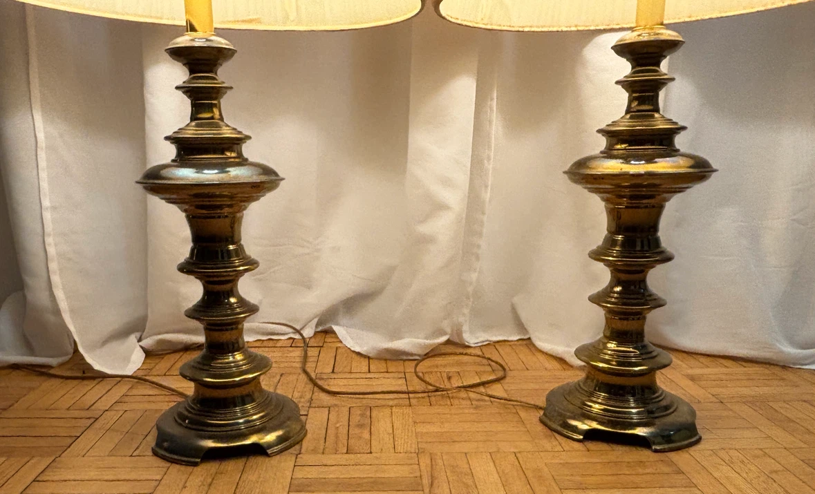 Set of two vintage  table lamps - photo 5