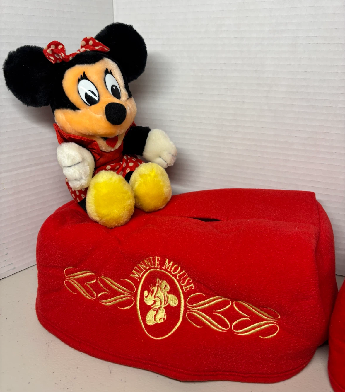 Vintage Disney Mickey & Minnie Mouse Tissue Box Covers - photo 3