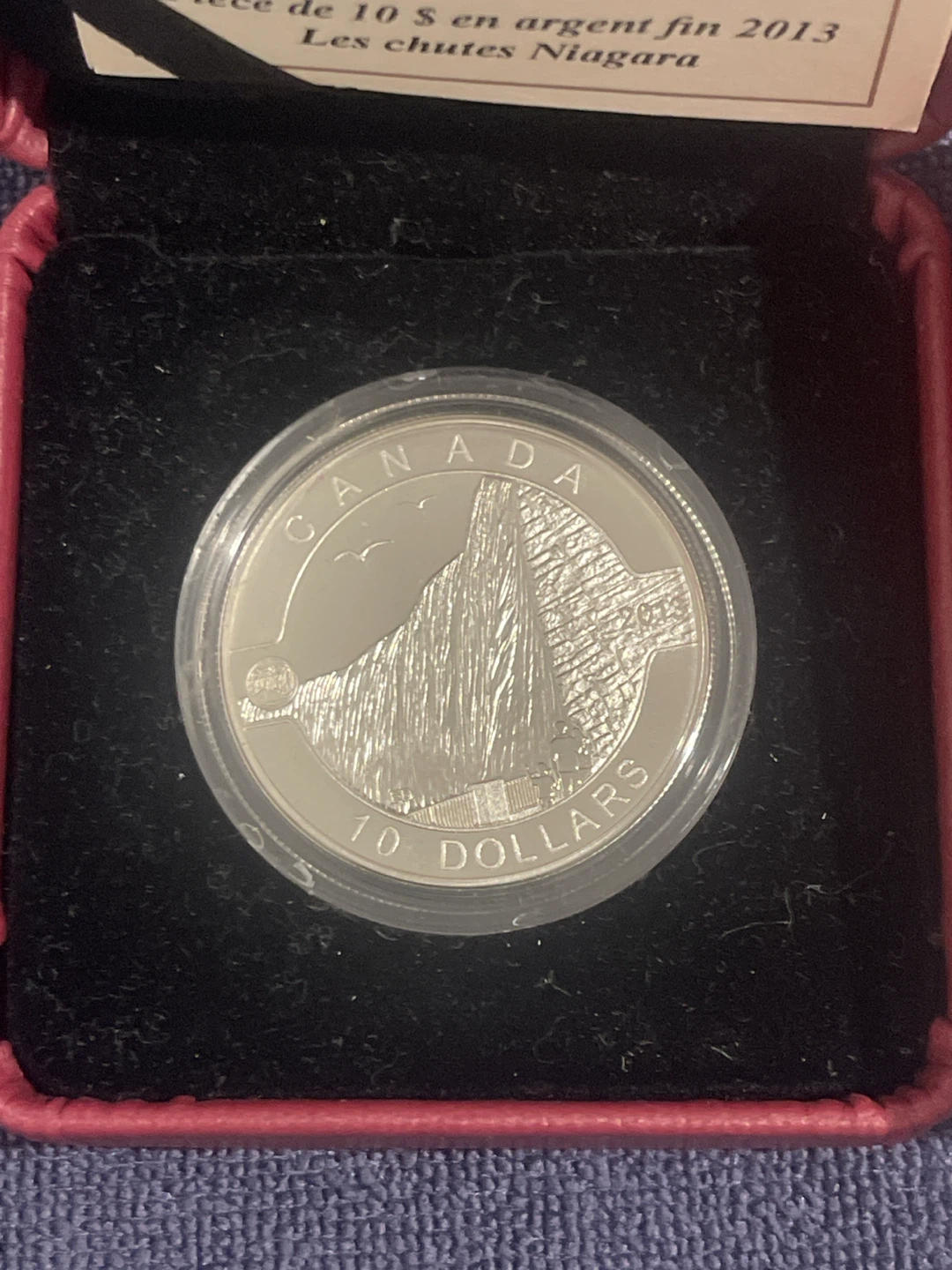2013 $10 Fine Silver Coin - Niagara Falls