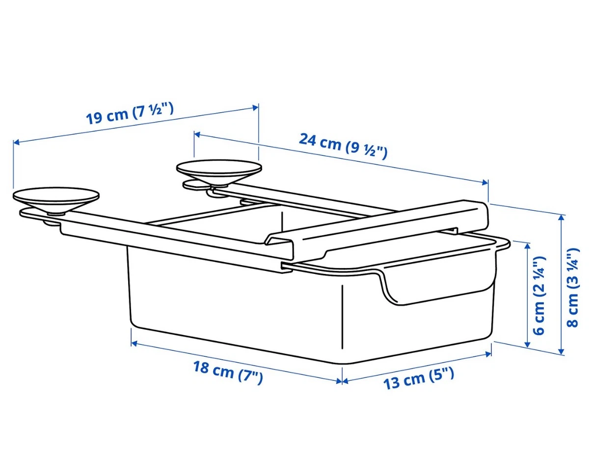 BNIB - IKEA KLIPPKAKTUS Fridge Storage Box - photo 4