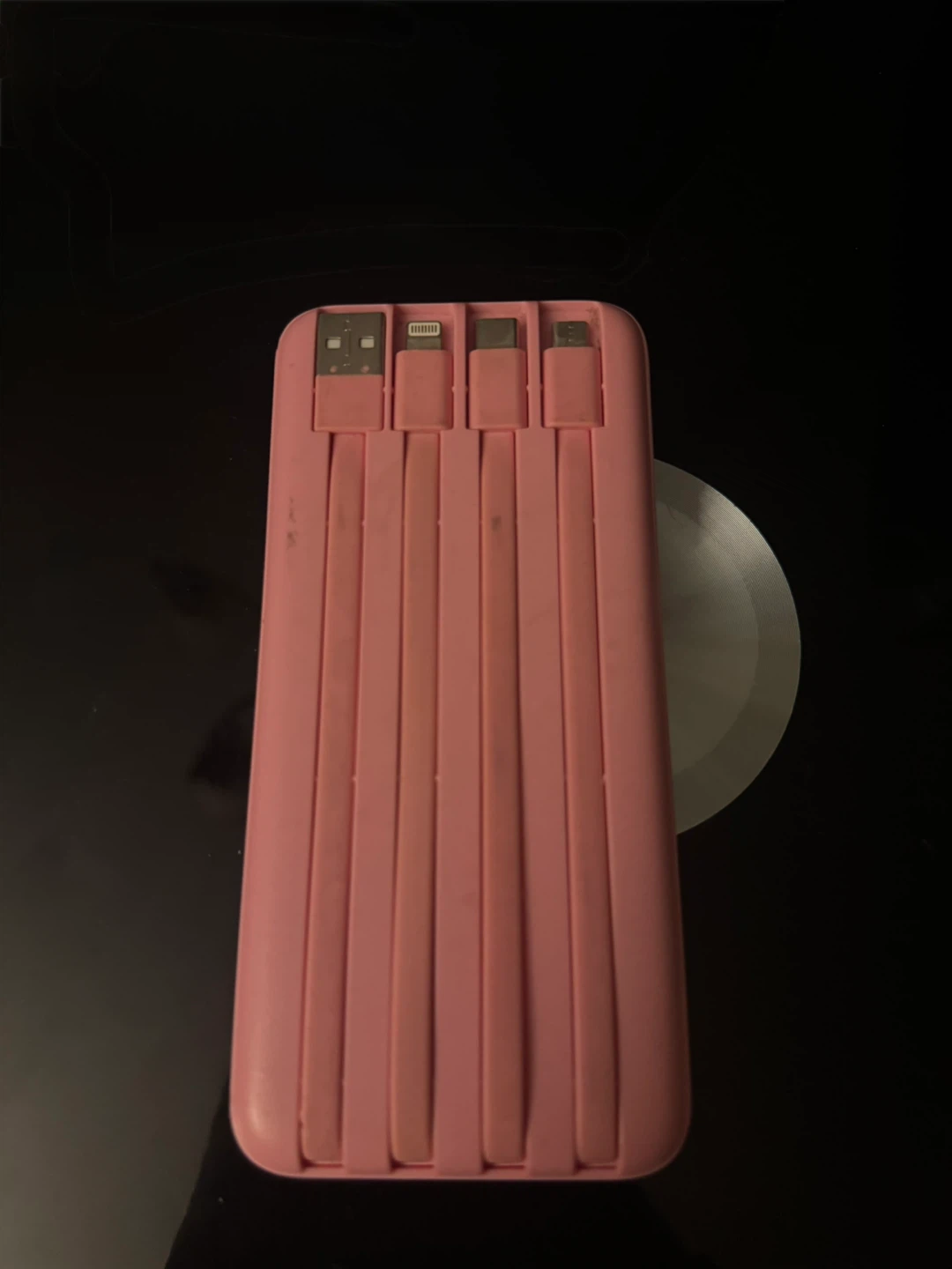 Charmast Pink Portable Power Bank - photo 2