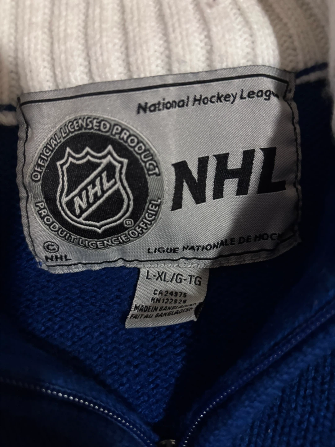 Toronto Maple Leafs Knit Quarter-Zip Sweater - photo 2