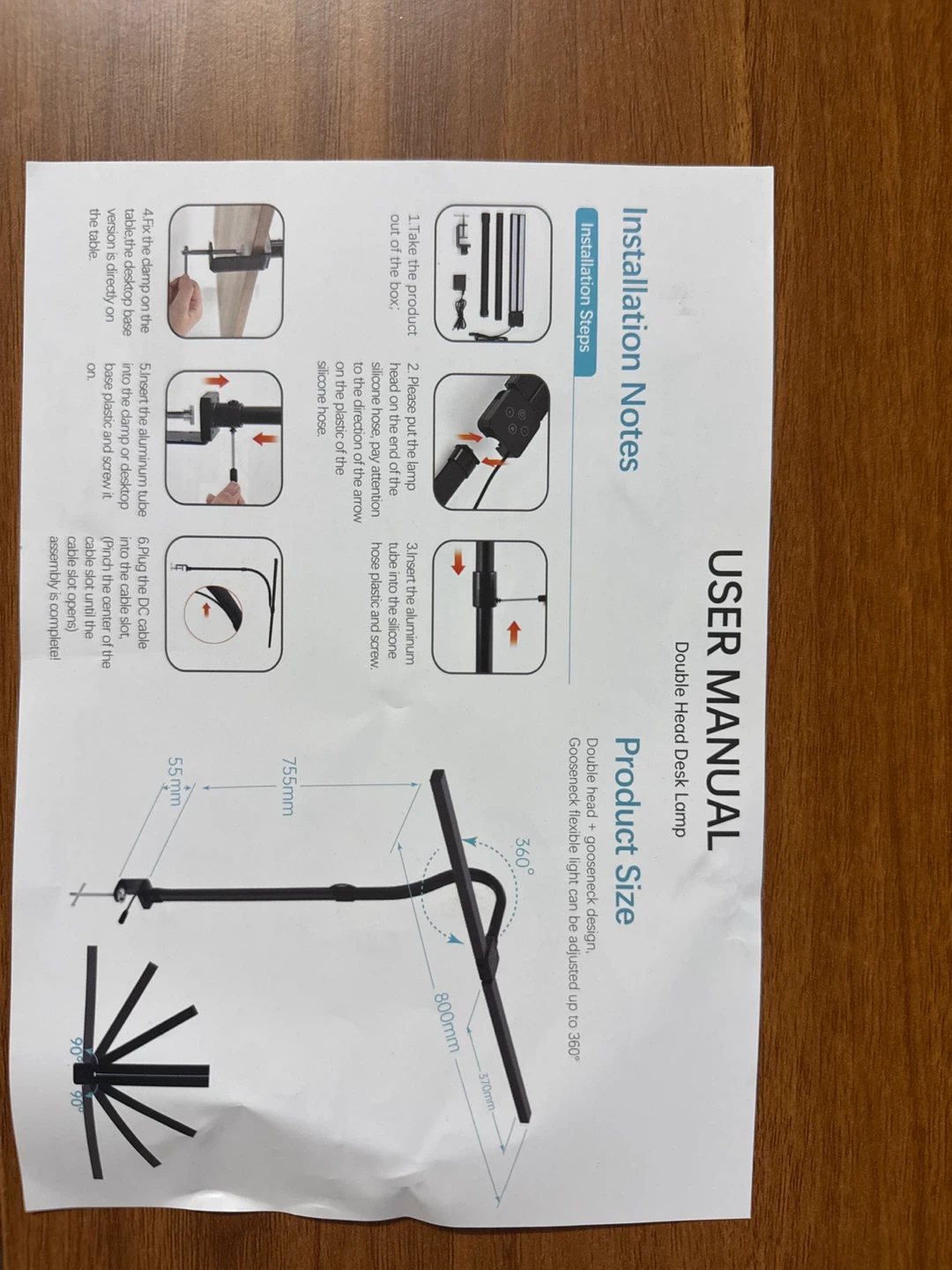 Double Head Desk Lamp - photo 3
