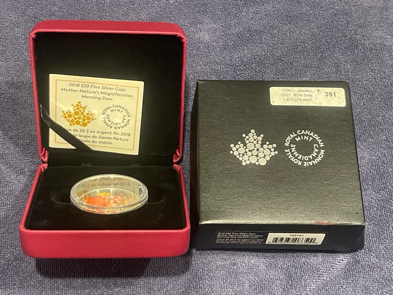 2018 $20 Fine Silver Coin - MNM: Morning Dew - photo 2