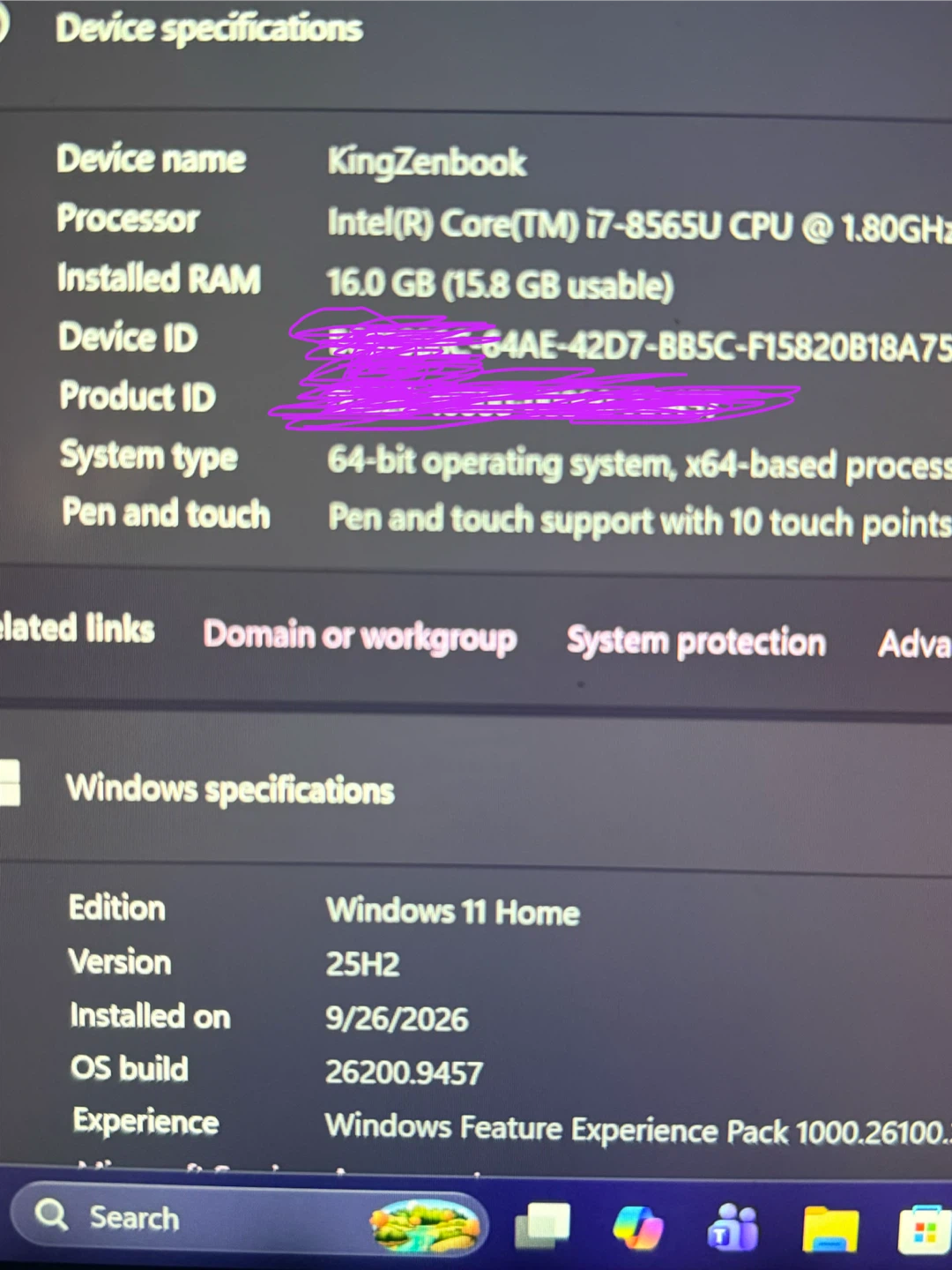 Asus Zenobook 14 touchscreen 16gb ram / 512gb ssd - photo 5