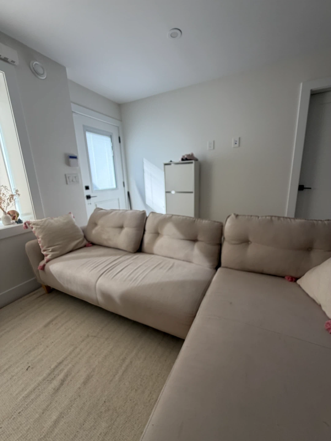 Beige Sectional Sofa - photo 5