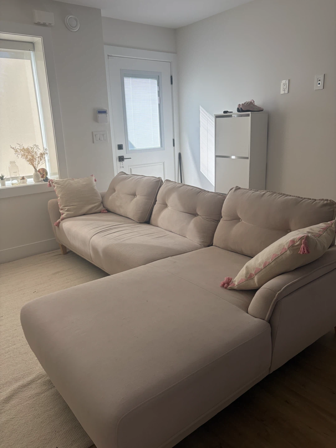 Beige Sectional Sofa - photo 2