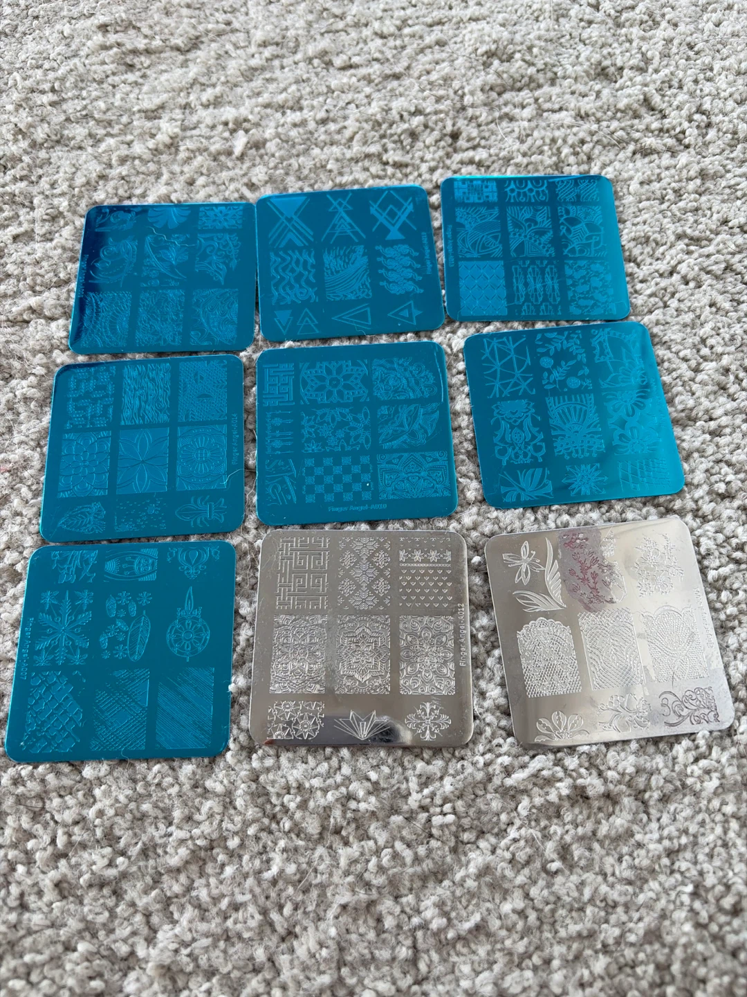 Finger Angel Nail Art Stamping Plates - photo 2