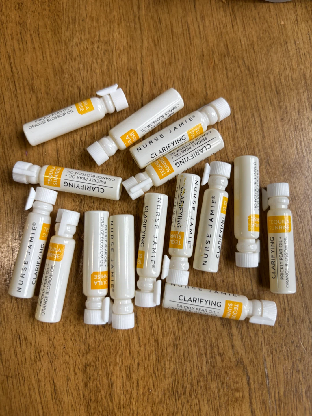 NEW-LOT of 15 Nurse Jamie Tequila Sunrise Clarifying Oil Samples