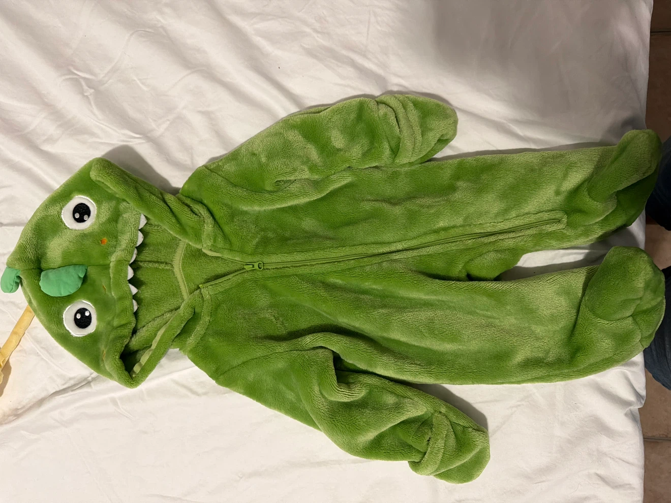 Green Dinosaur Baby Onesie