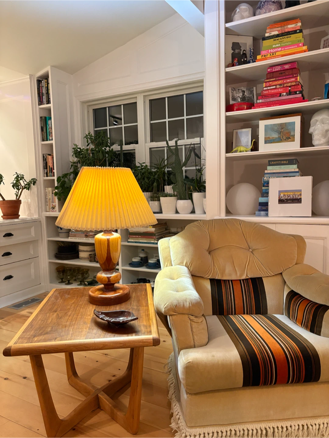 Set of two Vintage Striped Accent Chair - photo 5
