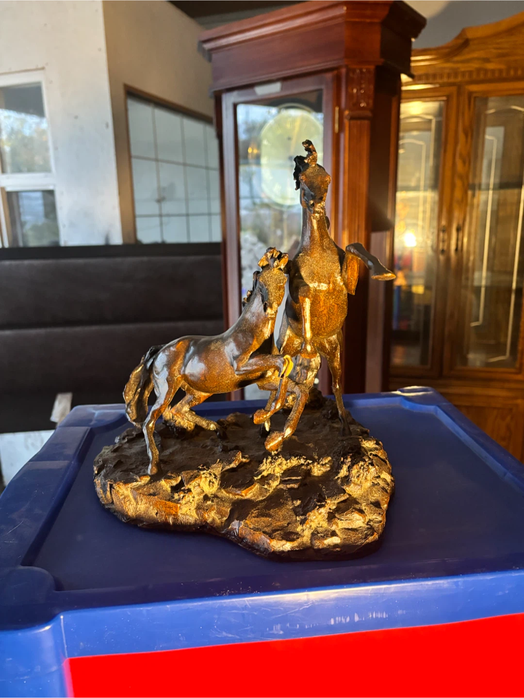 Vintage Bronze Horse Statue - photo 3