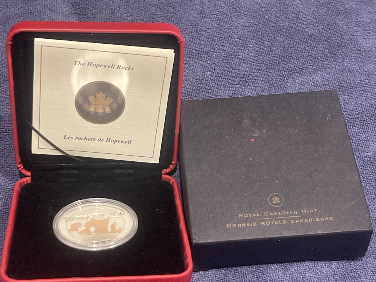 2004 $20 Fine Silver Coin - Natural Wonders - The Hopewell Rocks - photo 2