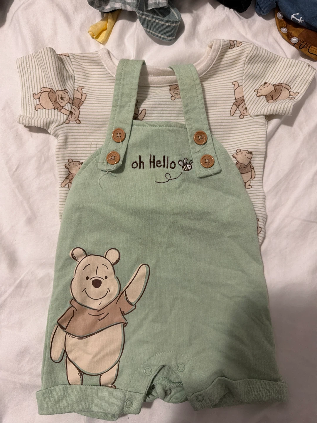 Disney Winnie the Pooh Overall Outfit