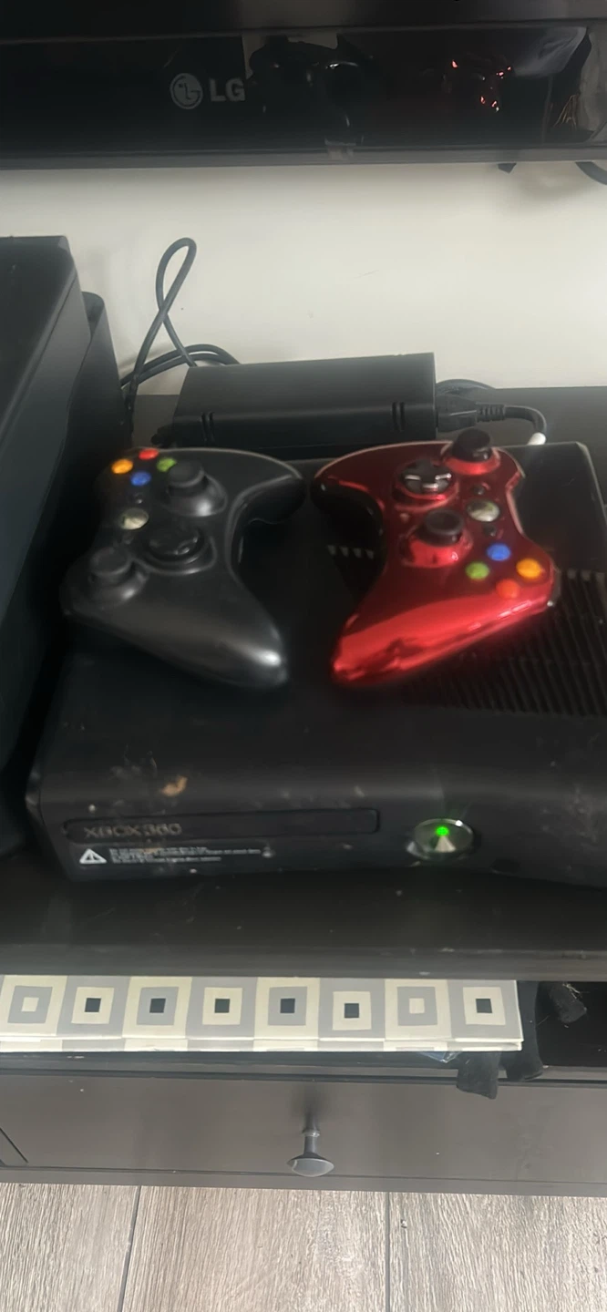 Microsoft Xbox 360 Console with Two Controllers
