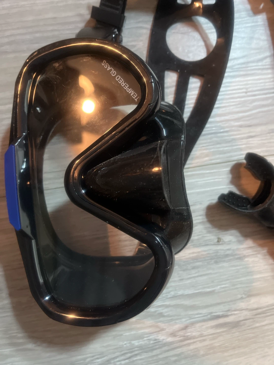 Black Snorkel and Mask Set - photo 2