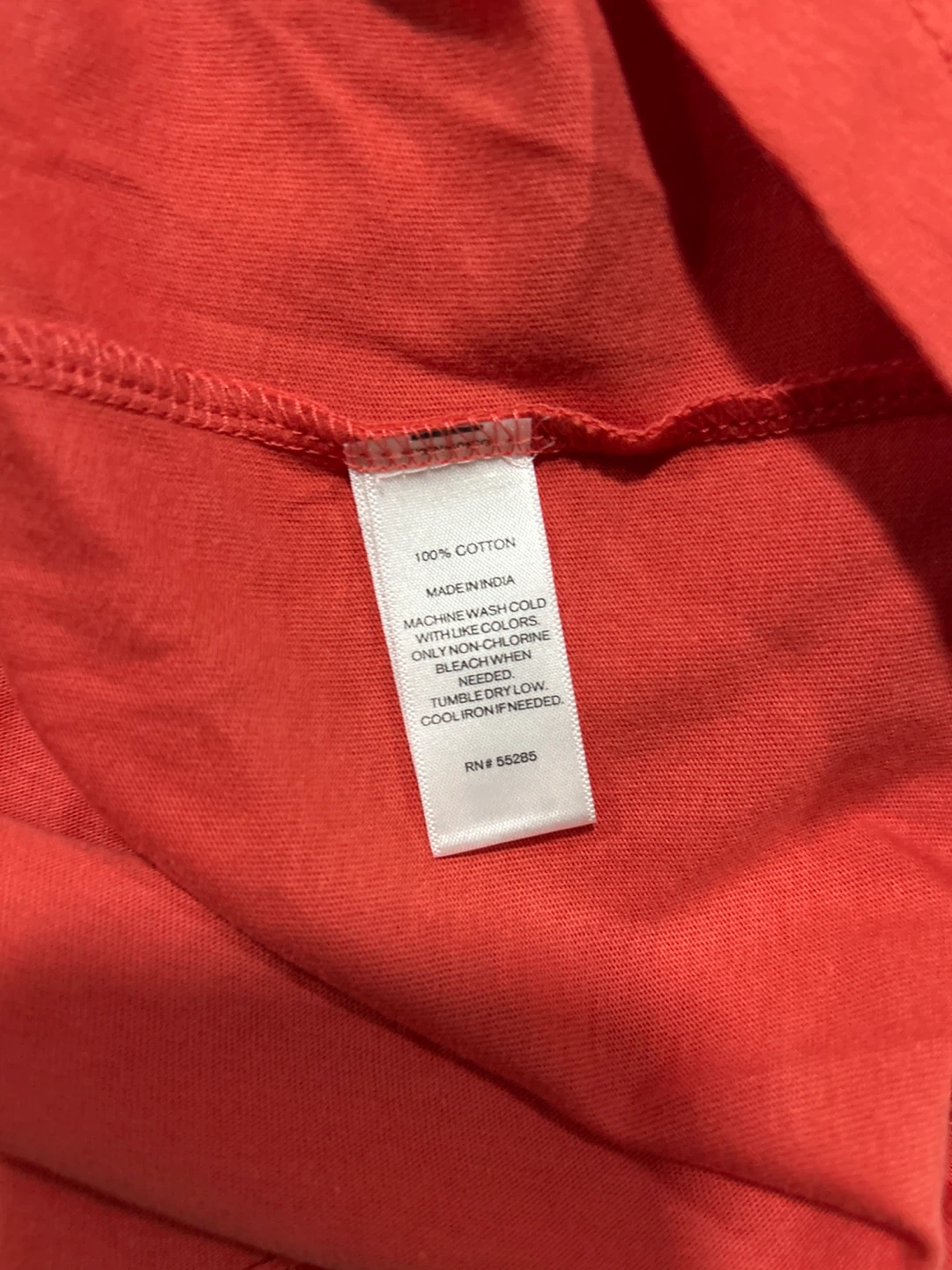 Express V-Neck T-Shirt Red XL - photo 5